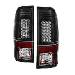 Spyder Auto - Spyder Auto 5003898 Black/Clear LED Taillights 08-16 for Ford Super Duty