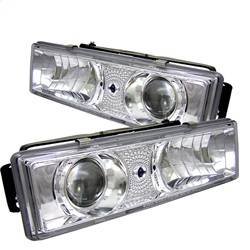 Spyder Auto - Spyder Auto 5009296 Projector Style Headlights Chrome/Clear