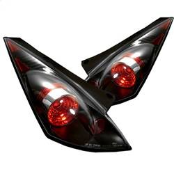 Spyder Auto - Spyder Auto 5006684 Black/Clear Euro Style Taillights for 03-05 Nissan 350Z