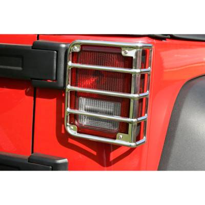 Rugged Ridge - Rugged Ridge 11103.03 Taillight Euro Guards for Jeep Wrangler