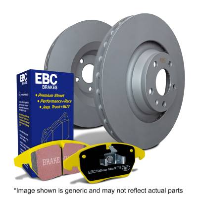 EBC Brakes - EBC Brakes S13KF1831 S13 Kits Yellowstuff & RK Rotors