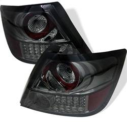 Spyder Auto - Spyder Auto 5007742 Chrome LED Taillights/Smoked for 05-10 Scion tC
