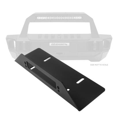 Go Rhino - Go Rhino 332000T Rockline Fairlead Mount Plate for 18-19 Wrangler JL