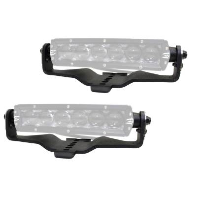 Go Rhino - Go Rhino 731060T Hood Hinge Mounts for 18-19 Wrangler JL