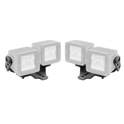 Go Rhino - Go Rhino 731230T Hood Hinge Mount for 20-23 Jeep Gladiator/Wrangler JL/JLU/JT