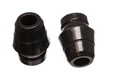 Energy Suspension - Energy Suspension 2.9101G Black Front Polyurethane Control Arm Bump Stop Set
