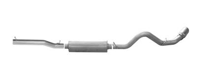 Gibson Performance Exhaust - Gibson 315631 Single Cat-Back Exhaust System Aluminized for 15-20 Tahoe & Yukon