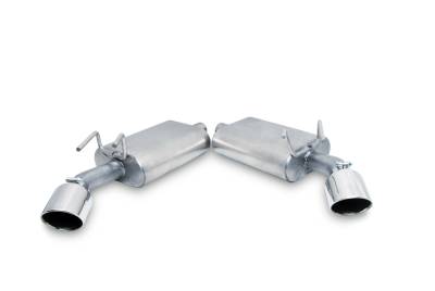 Gibson Performance Exhaust - Gibson Performance Split Rear Axle-Back Exhaust System Stainless 620001