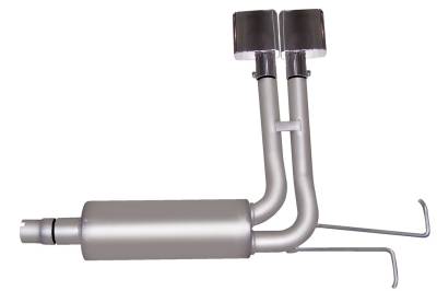 Gibson Performance Exhaust - Gibson Performance 6510 Super Truck Cat-Back Exhaust System Aluminized