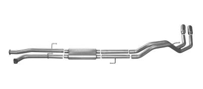 Gibson Performance Exhaust - Gibson Performance 67101 Dual Sport Cat-Back Exhaust System Stainless
