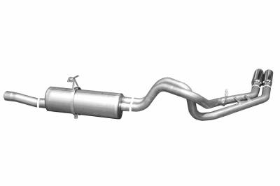 Gibson Performance Exhaust - Gibson Performance 69100 Dual Sport Cat-Back Exhaust System Stainless