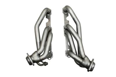 Gibson Performance Exhaust - Gibson GP102S 1.5" Shorty Exhaust Headers Stainless 99-00 GM Truck & SUV 5.0/5.7
