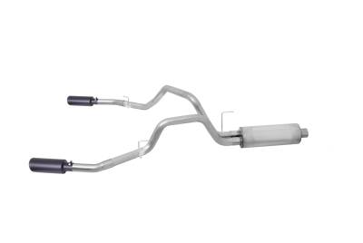Gibson Performance Exhaust - Gibson Performance 69539B Split Rear Cat-Back Exhaust System Stainless