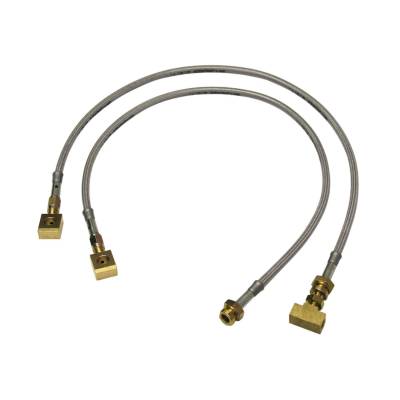 Skyjacker - Skyjacker FBL81 SS 4-8" Lift Front Brake Line Pair for 90-96 Bronco Ford F150