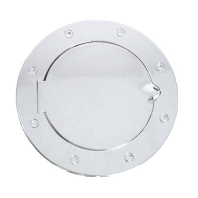 Rugged Ridge - Rugged Ridge 11425.03 Non-Locking Gas Cap Door Chrome for Jeep Wrangler