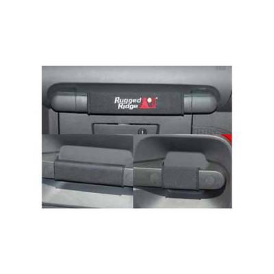 Rugged Ridge - Rugged Ridge 13305.54 Grab Handle Kit Black for Jeep Wrangler Unlimited