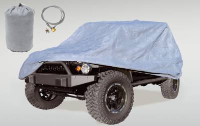 Rugged Ridge - Rugged Ridge 13321.72 Full Car Cover Kit for Jeep CJ & Wrangler
