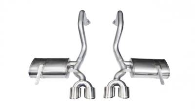 Corsa Performance - Corsa 14961 2.5" Axle-back w/4" Pro-Series Tips for 97-04 Chevy Corvette C5