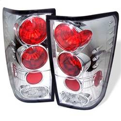 Spyder Auto - Spyder Auto 5007032 Chrome/Clear Euro Taillights for 04-15 Nissan Titan