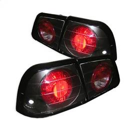 Spyder Auto - Spyder Auto 5006950 Black/Clear Euro Style Taillights