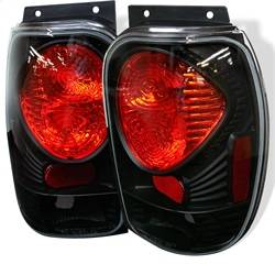 Spyder Auto - Spyder Auto 5003034 Black/Clear Euro Style Taillights