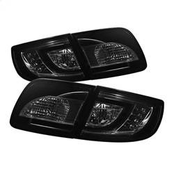 Spyder Auto - Spyder Auto 5017406 LED Taillights Chrome/Smoked for 04-08 Mazda 3