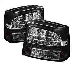 Spyder Auto - Spyder Auto 5031662 Black/Clear LED Taillights for 09-10 Dodge Charger