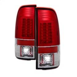 Spyder Auto - Spyder Auto 5029140 LED Red/Clear Taillights for 97-07 Ford F-Series