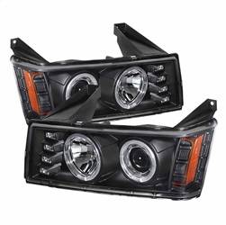 Spyder Auto - Spyder Auto 5074140 Blk/Clear Halo Projector Headlight for 04-12 Canyon/Colorado