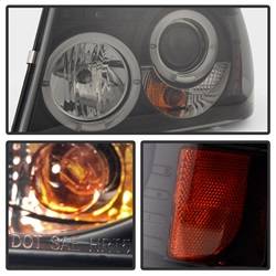 Spyder Auto - Spyder Auto 5078476 LED Halo Projector Headlights Black/Smoked for 01-11 Ranger