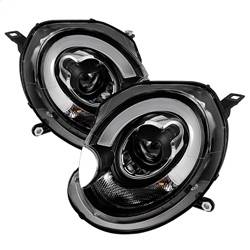 Spyder Auto - Spyder Auto 5080608 Projector Style Headlights Black/Clear