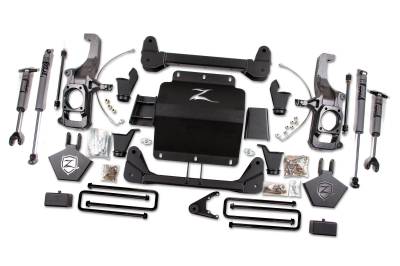Zone Offroad - Zone Offroad ZONC12F 5" Suspension Lift Kit FOX Shocks for Silverado/Sierra HD