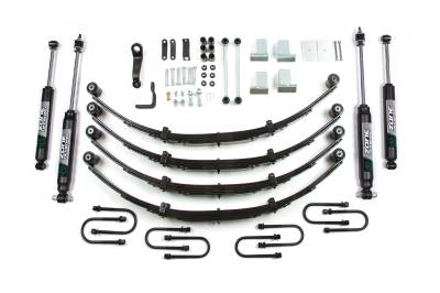 Zone Offroad - Zone Offroad 4" Suspension Lift Kit Zone Nitro Shocks for Wrangler YJ ZONJ28N