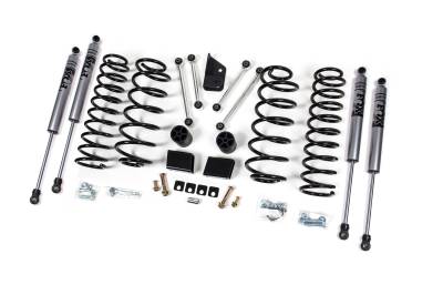 Zone Offroad - Zone Offroad ZONJ31F 3" Lift Kit w/Fox Adventure Shock for 18-24 Wrangler JL 4DR