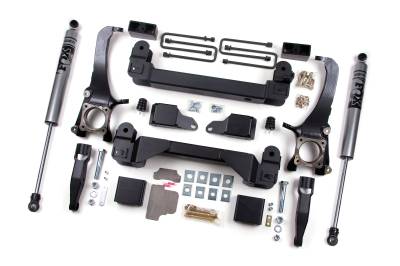Zone Offroad - Zone Offroad 5" Suspension Lift Kit FOX Adventure Shocks for Tundra ZONT1F