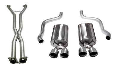 Corsa Performance - Corsa Performance 14108CB Sport Cat-Back Exhaust System for 09-13 Corvette