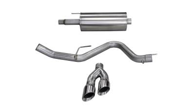 Corsa Performance - Corsa Performance 14837 Sport Cat-Back Exhaust System for 15-20 F150