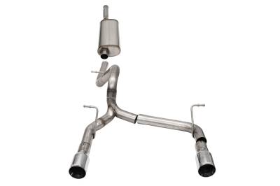 Corsa Performance - Corsa 21124 Sport Cat-Back Exhaust System for 18-25 Jeep Wrangler JL 4DR