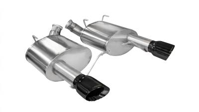 Corsa Performance - Corsa Performance 14316BLK Sport Axle-Back Exhaust System for 11-14 Mustang
