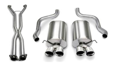 Corsa Performance - Corsa Performance 14169CB6 Sport Cat-Back Exhaust System for 06-08 Corvette