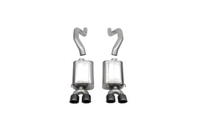 Corsa Performance - Corsa Performance 14164BLK Sport Axle-Back Exhaust System for 06-13 Corvette