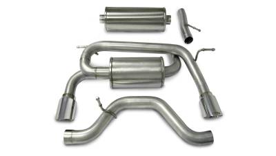 Corsa Performance - Corsa Performance 14212 Sport Cat-Back Exhaust System for 06-08 H3