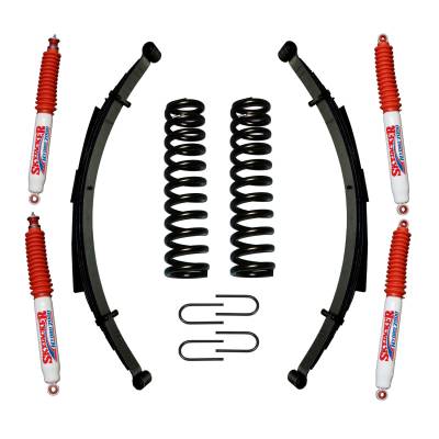 Skyjacker - Skyjacker 174BKS-H 4" Lift Kit w/Hydro Shocks & Leaf Springs for 78-79 Bronco