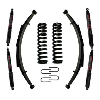 Skyjacker - Skyjacker 174BKS-B 4" Lift System w/Black Max Shocks for 78-79 Ford Bronco