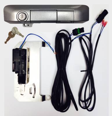 Pop & Lock - Pop & Lock PL85508 Smart Lock Combo Standard Silver Sky Metallic for Tacoma