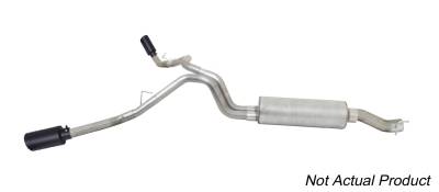 Gibson Performance Exhaust - Gibson Performance 65712B Black Elite Cat-Back Dual Extreme Exhaust System