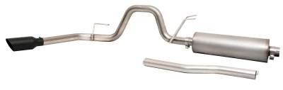Gibson Performance Exhaust - Gibson Performance 619908B Black Elite Cat-Back Single Exhaust System