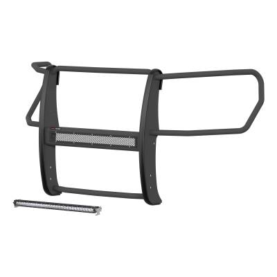 ARIES - ARIES 2170035 Pro Series Grille Guard w/LED Light Bar for 19-21 Silverado 1500