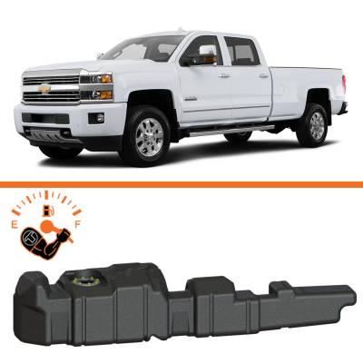 TITAN Fuel Tanks - TITAN Fuel Tanks 7010511 Extra Large 60 Gallon Midship Fuel Tank 11-16 GM CC/EC