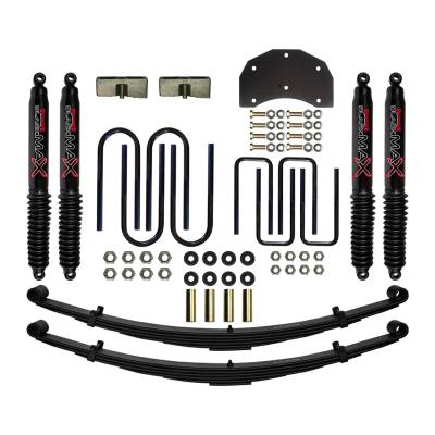 Skyjacker - Skyjacker F840MK-B 3-4" Lift Kit w/Black Max Shocks for 86-22 Ford F150/250/350